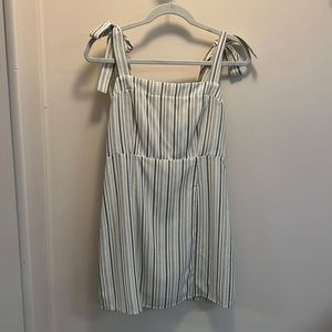 NEW! Tie shoulder mini dress